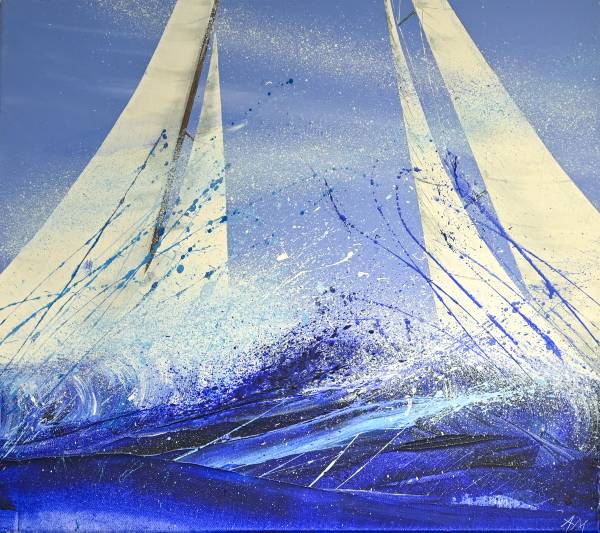 - Acrylic on Canvas, Painting by Annabel Menheneott, measuring 50 x 60 cm (H x W) framed at 54 x 64 cm £850